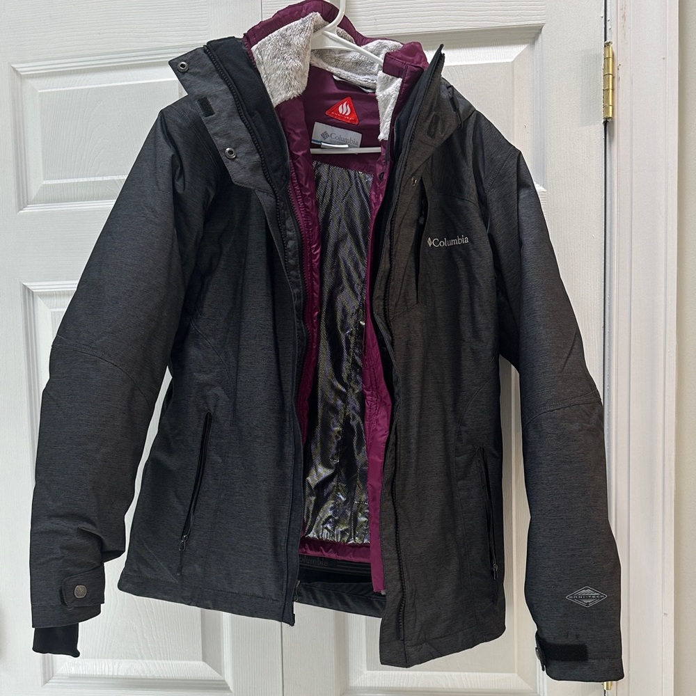 Columbia Black and Purple Jacket